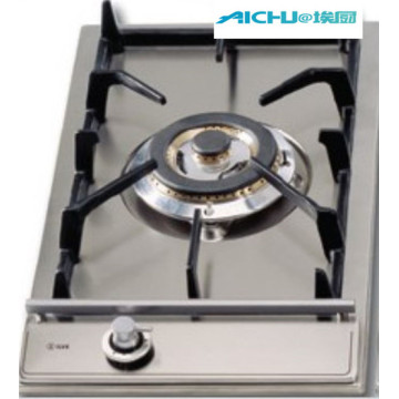 Chrome Gas Hob en acier inoxydable 1 brûleur