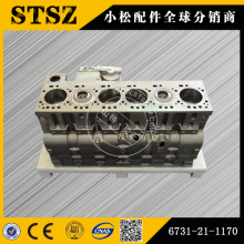 Komatsu genuine parts  PC200-7 cylinder block 6731-21-1170