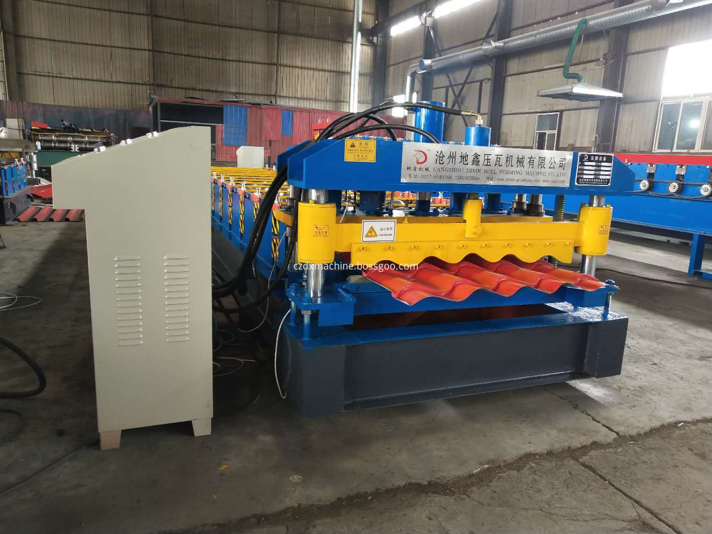 Glazed roll forming machine for selling