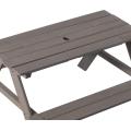 Gray Kids Play Picnic Table with Removable Top