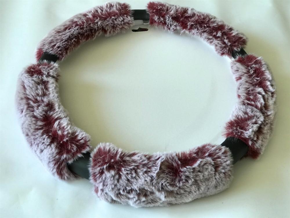 plush steering wheel cover