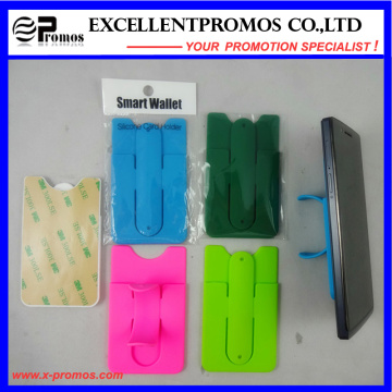 Promotional Gift Silicone Card Holder for Cell Phone (EP-C8262)