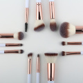 Private Label Logo plastic Cosmetic Makeup Brush Set