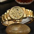 Gold Stainless Steel Man Watch By Foksy