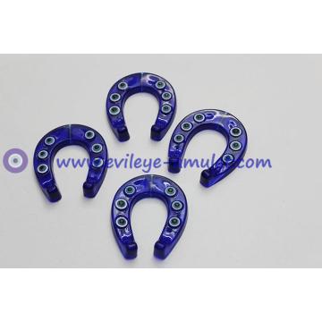 Turkish evil eye blue horseshoe Acrylic decorative accessories