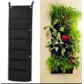 18 Pocket Indoor Outdoor Wall Hanging Planter Bags Plant Grow Bags