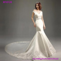 Custom Made Style / Size / Color Imagem real fora Shoulder Mermaid Bridal Wedding Dresses