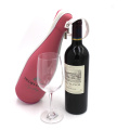 Factory price fancy carrying eva wine bottle case with zipper