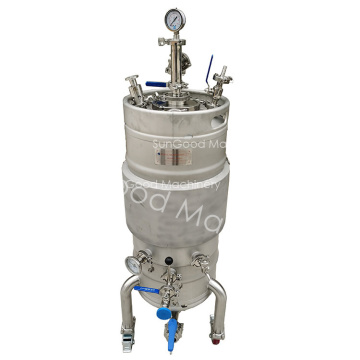 Cooling Jacket Yeast Colllect Tank Yeast Propagation Tank