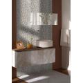 Bathroom Brown Glass Mosaic Wall Floor Tile Design