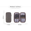 high quality silver handle makeup brushes set