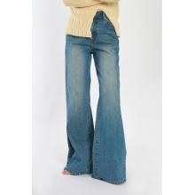 Light Blue Wide-leg Jeans