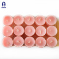 2017 wholesale flameless and scented coloful tealight candle