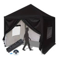 Gazebo Mosquito Net Window Outdoor Retractable Pergola