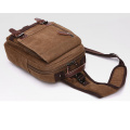 Mochila desequilibrada de lona ocasional Bolso de bandolera Crossbody Bolso bandolera para hombres