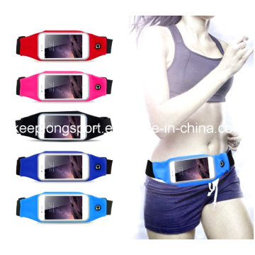 Customized Popular Lycra Waist Phone Case, Lycra Waist Bag for iPhone