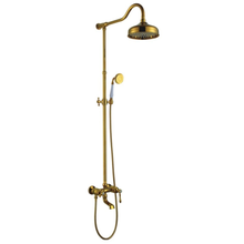 Brass shower head with single handle