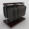 Customized Floor Shelf  Apparel Display Rack