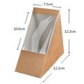 2016 Chinese Factory Hot Selling Kraft Paper Sandwich Packaging Box