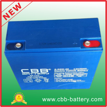 Factory Price Motive Deep Cycle Electric Bike Battery 6-Dzm-20