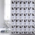 Shower Curtain PEVA  Grey Windmill