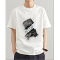 T-shirt masculin en tissu CVC