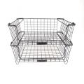 3 Pantry Set Of Metal Wire Basket