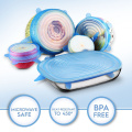 BPA free silicone stretch lid cover for bowl