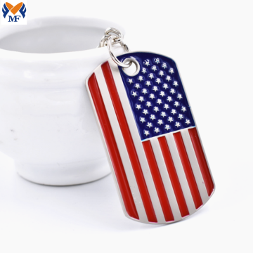 Custom Country Flag Keychain For Promotional Gifts