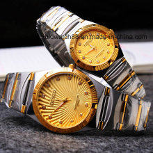 Waterproof Quartz Metal Wrist Watches for Men and Ladies