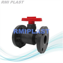 Flange de válvula de esfera de PVC DIN PN10 DN50