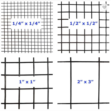 Electro galvanized welded wire mesh fence