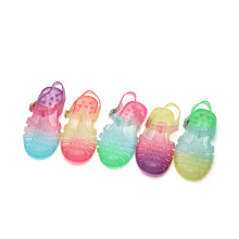 Gradient Color Baby Jelly Sandals