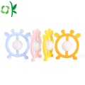 Promotion Antlers Design Round SiliconeTeether for Babies