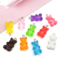 Resin Glitter Bear Charms Accessoires de bijoux en vrac