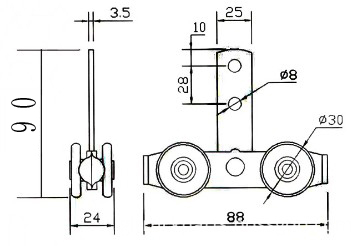 Van Container Trailer Ccylindrical Rroller Bearing