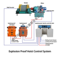 driving system of motor for explosion-proof Hoist