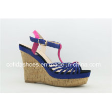 Comfortable Wedge Heel Lady Strap Fashion Sandal