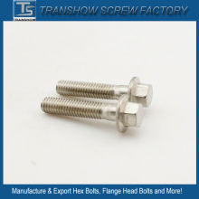 Nickle Plated Hex Flange Bolt