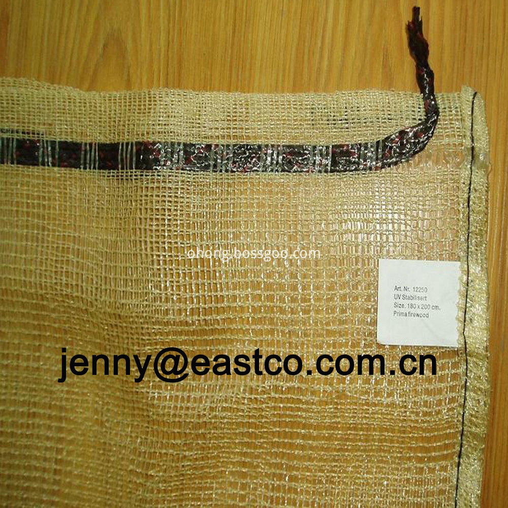 Bulk Lumber Wood Mesh Net Bag Sack