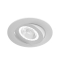 Integrated led downlight tilt