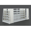 Customized Supermarket Steel Wooden Display Shelves