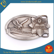 2015 Custom Police Antique Silver Belt Buckle (KD-0119)