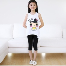 OEM 2015 Good Quality Breathable Plain Kid Leggings