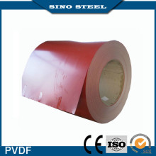 PVDF Prepainted alumínio bobina com revestimento de aço