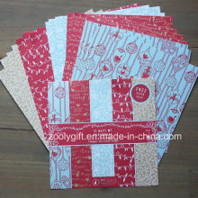 Navidad DIY Scrapbooking 6X6 &quot;Paquete de papel estampado Papel hecho a mano del libro de recuerdos