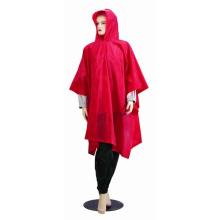 Yj-6003 Waterproof PVC Long Rain Poncho Cape for Adults Women Sale