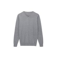 Men's Knitted Sustainable Recycle Polyester V-Neck Pullover