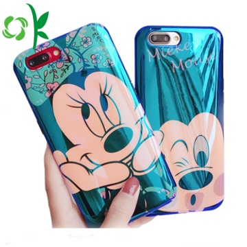 Mikey / Minnie Shape TPU Funda de teléfono linda con cubierta completa