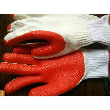 Gants de travail de protection en latex stratifiés en latex stratifié T / C (S8001)